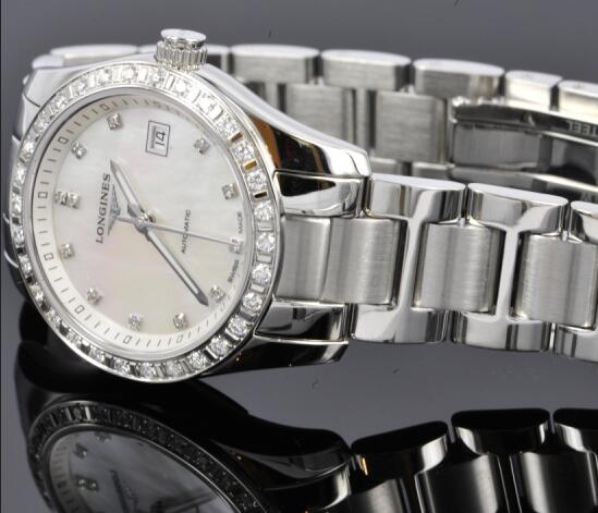 UK Flexible Steel Bracelets Longines Conquest Classic Fake Ladies’ Watches As Recommended